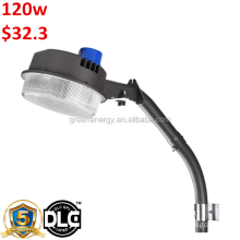 US market cETL DLC ETL led barn security light sconce gooseneck aluminum housing 70w 90w 100w 120w 150lm/w 130lm/w photocell